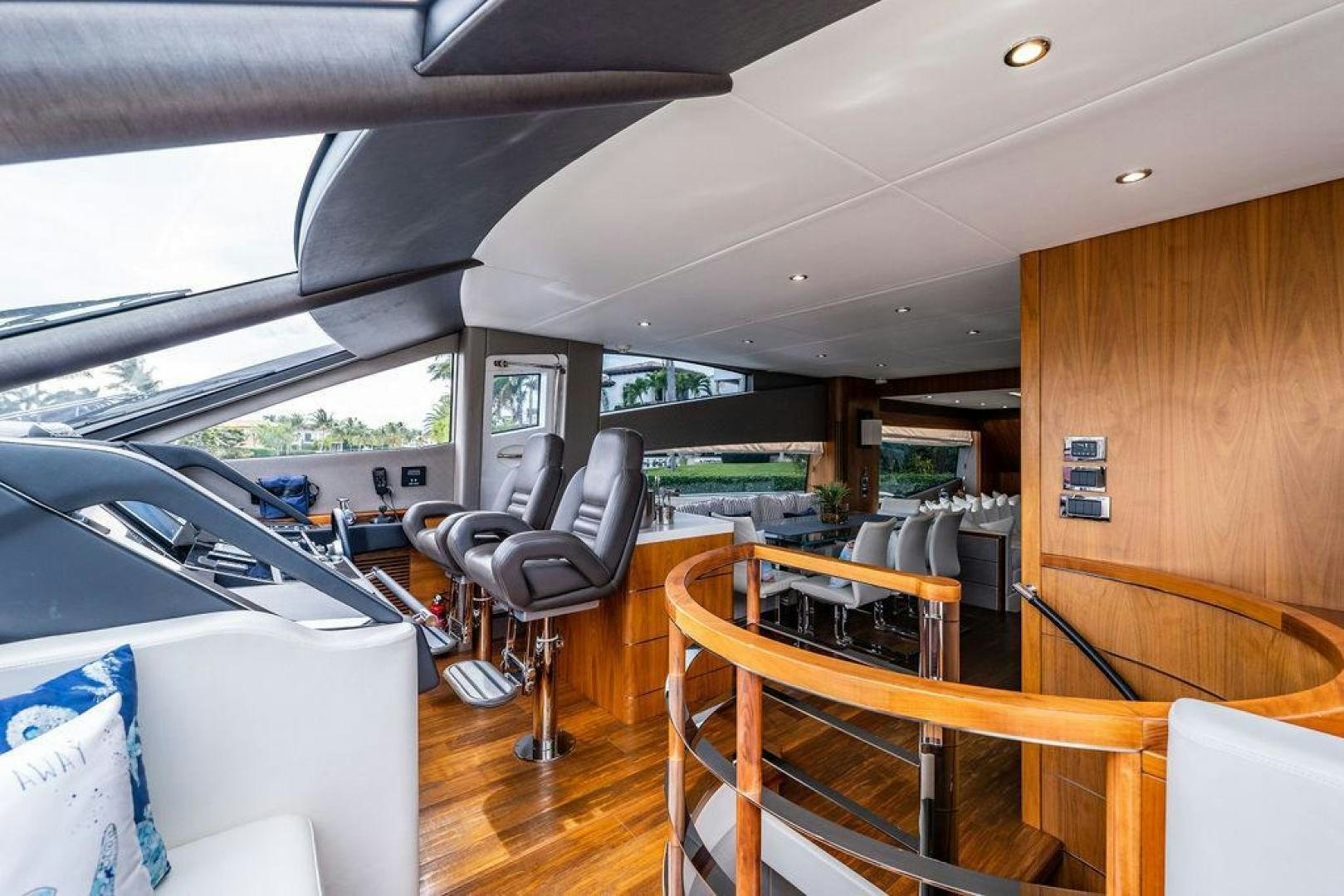 inside of a boat aboard RAPALLO V Yacht for Sale