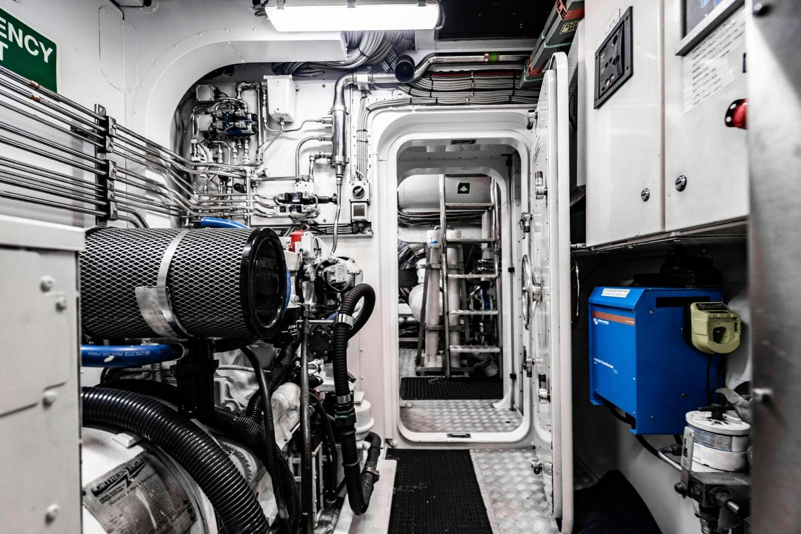 a machine with wires aboard MY SPIRIT Yacht for Sale