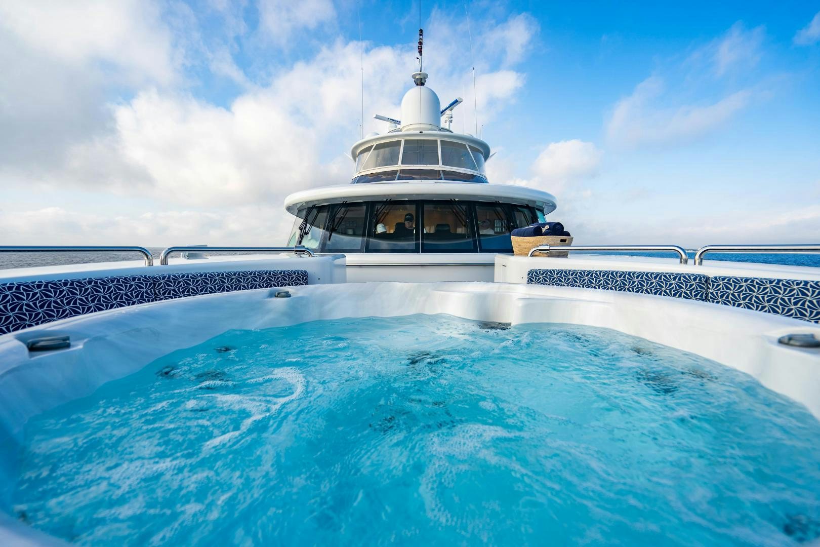 a boat in the water aboard MY SPIRIT Yacht for Sale