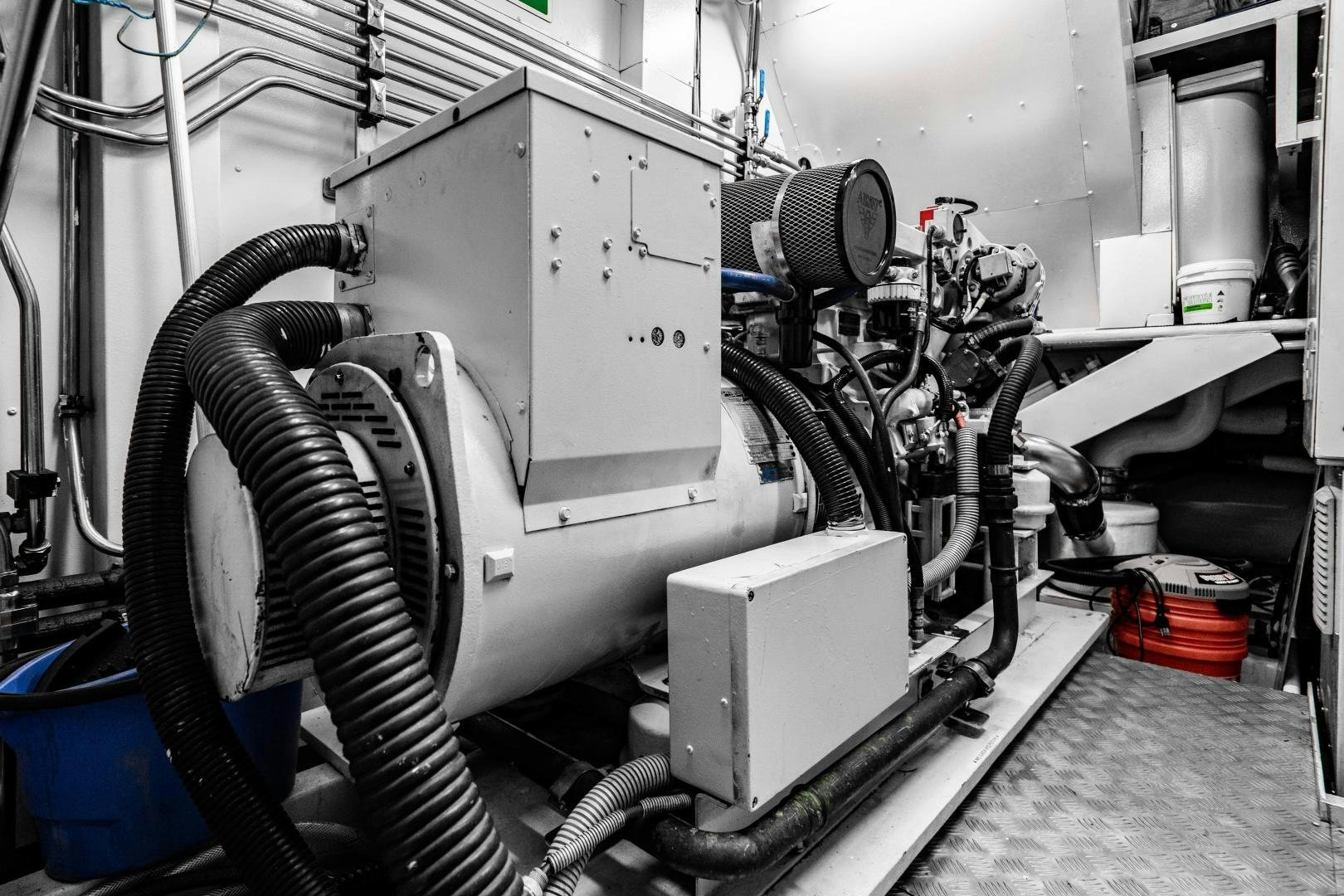 a machine with wires aboard MY SPIRIT Yacht for Sale