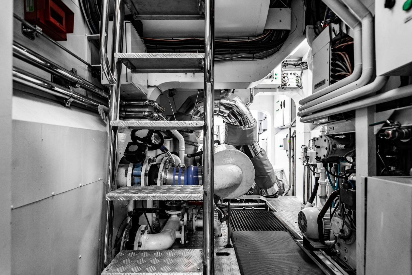 a machine with equipment and tools aboard MY SPIRIT Yacht for Sale