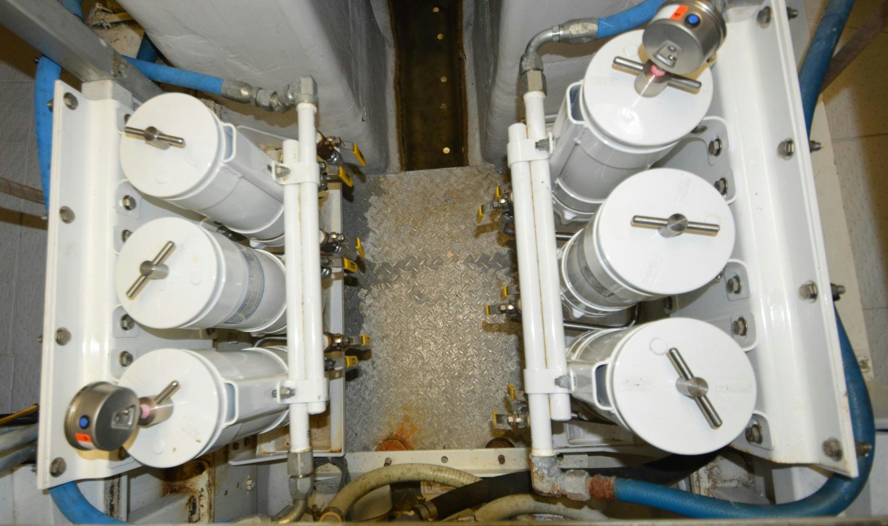 a machine with pipes aboard MARBRI Yacht for Sale