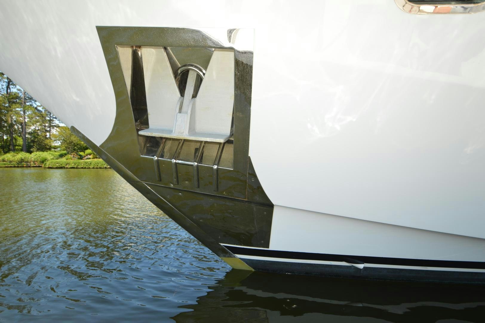a boat on the water aboard MARBRI Yacht for Sale