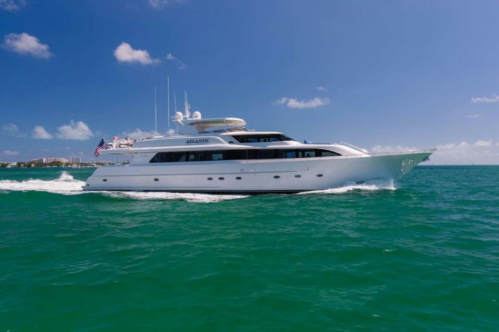 a boat in the water aboard ATLANTIC Yacht for Sale