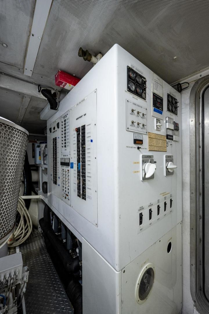 a machine with many buttons aboard ATLANTIC Yacht for Sale