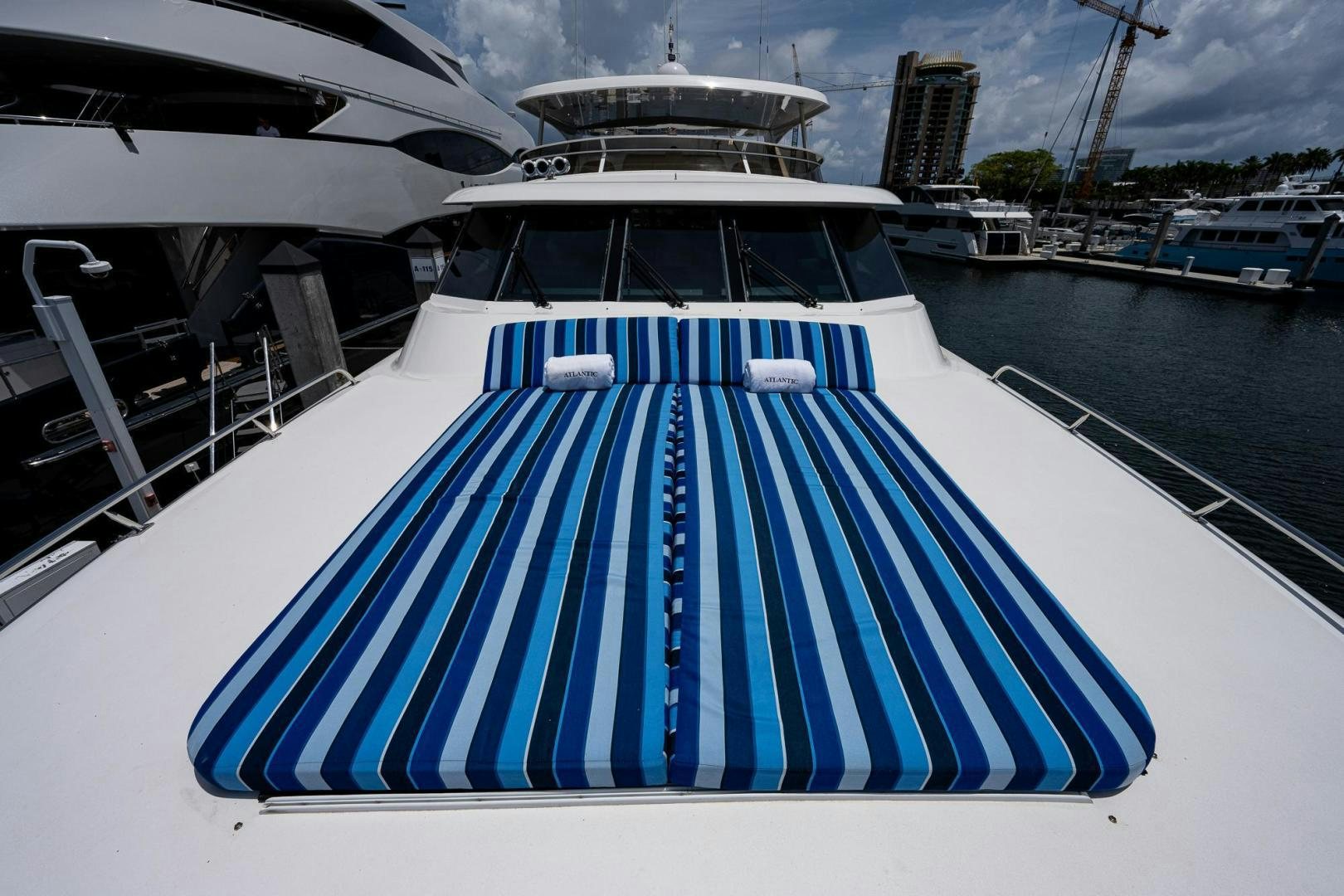 a boat on the water aboard ATLANTIC Yacht for Sale