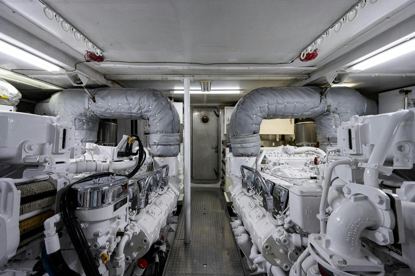a room with machinery aboard ATLANTIC Yacht for Sale