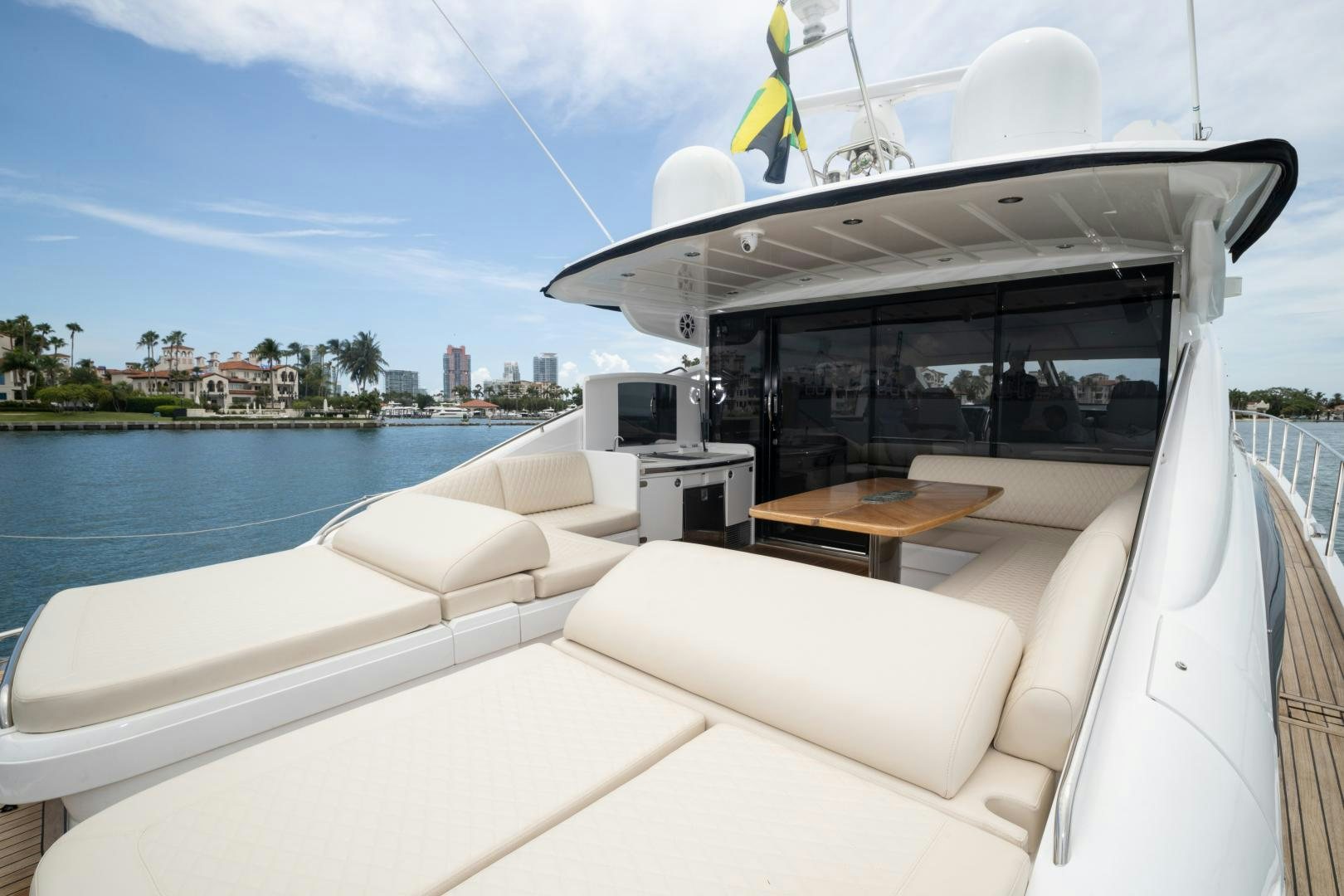 a boat on a boat aboard AMNESIA Yacht for Sale