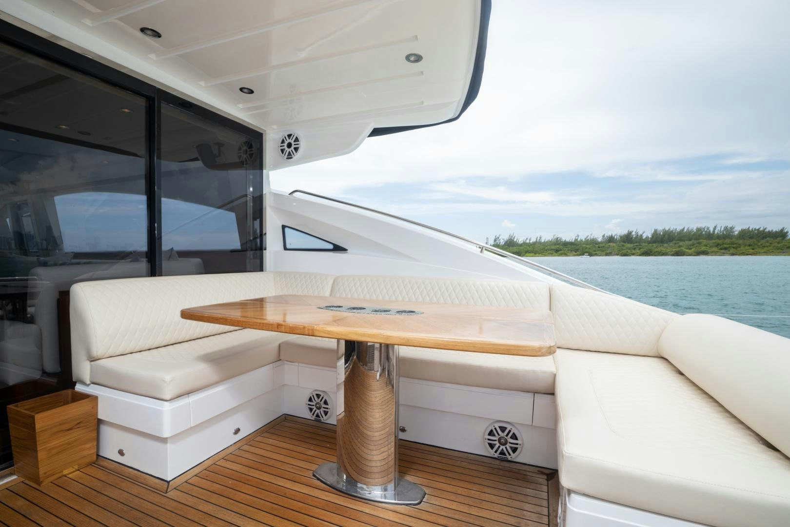 a boat on a boat aboard AMNESIA Yacht for Sale