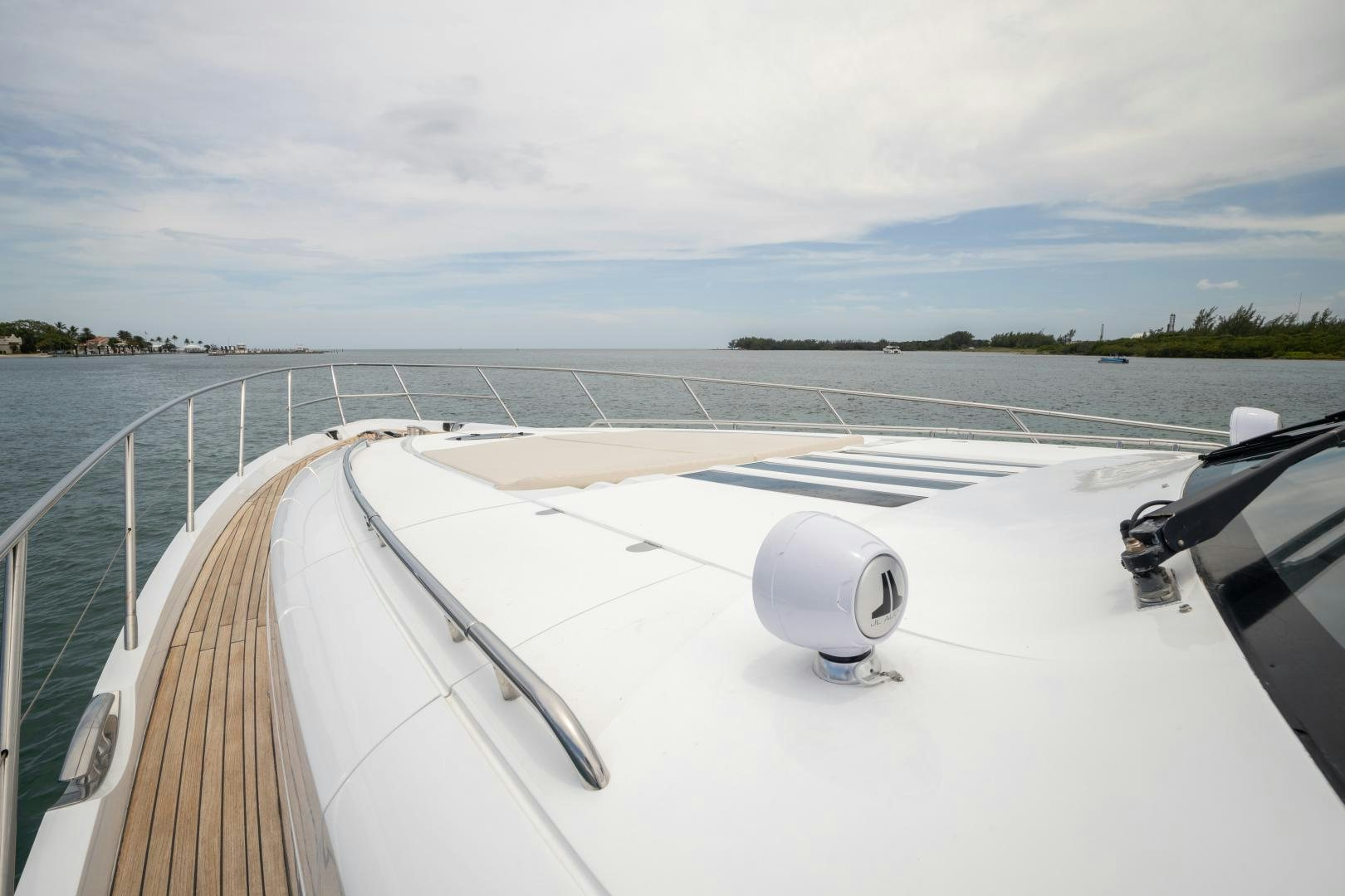 a view of a bridge from a plane aboard AMNESIA Yacht for Sale