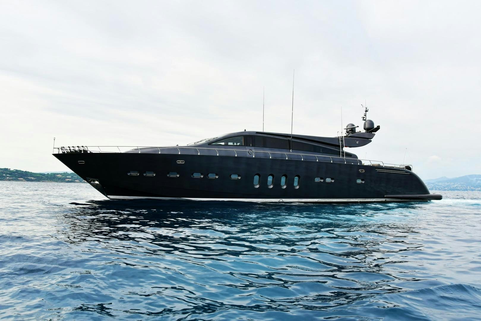 a large boat in the water aboard OSE Yacht for Sale