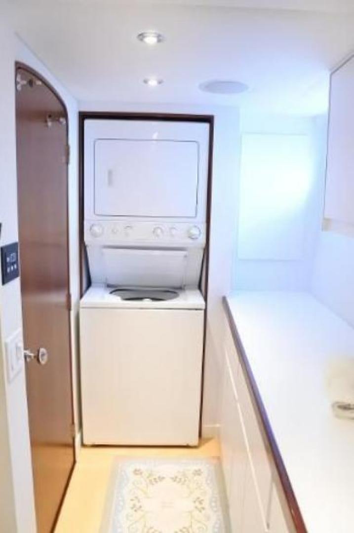 a machine in a room aboard MY LADY ALASKA Yacht for Sale