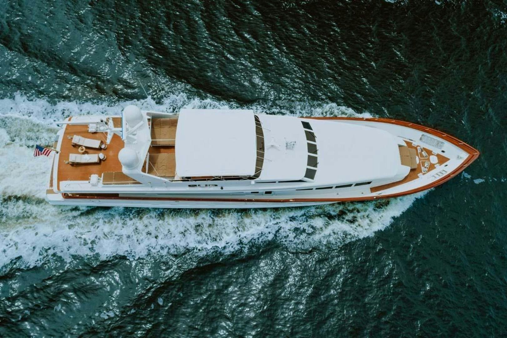 a boat on the water aboard SKY Yacht for Sale