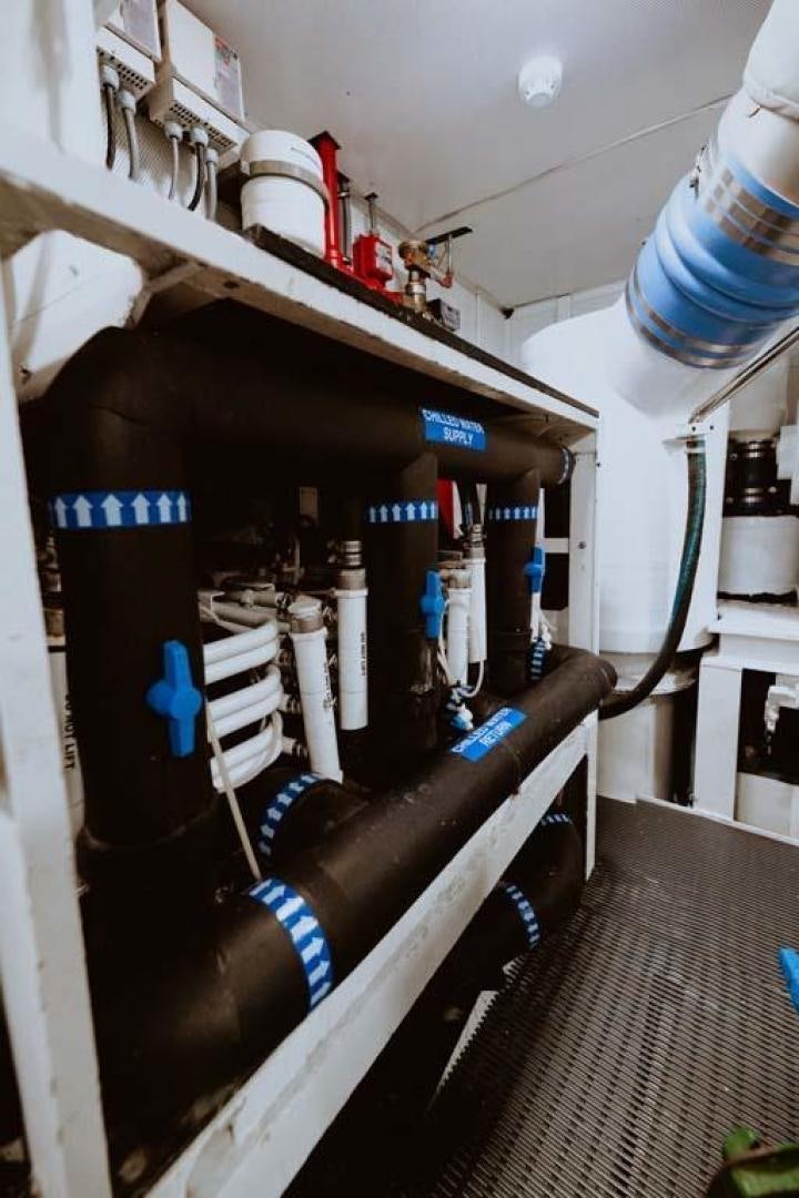 a machine with a few tubes aboard SKY Yacht for Sale