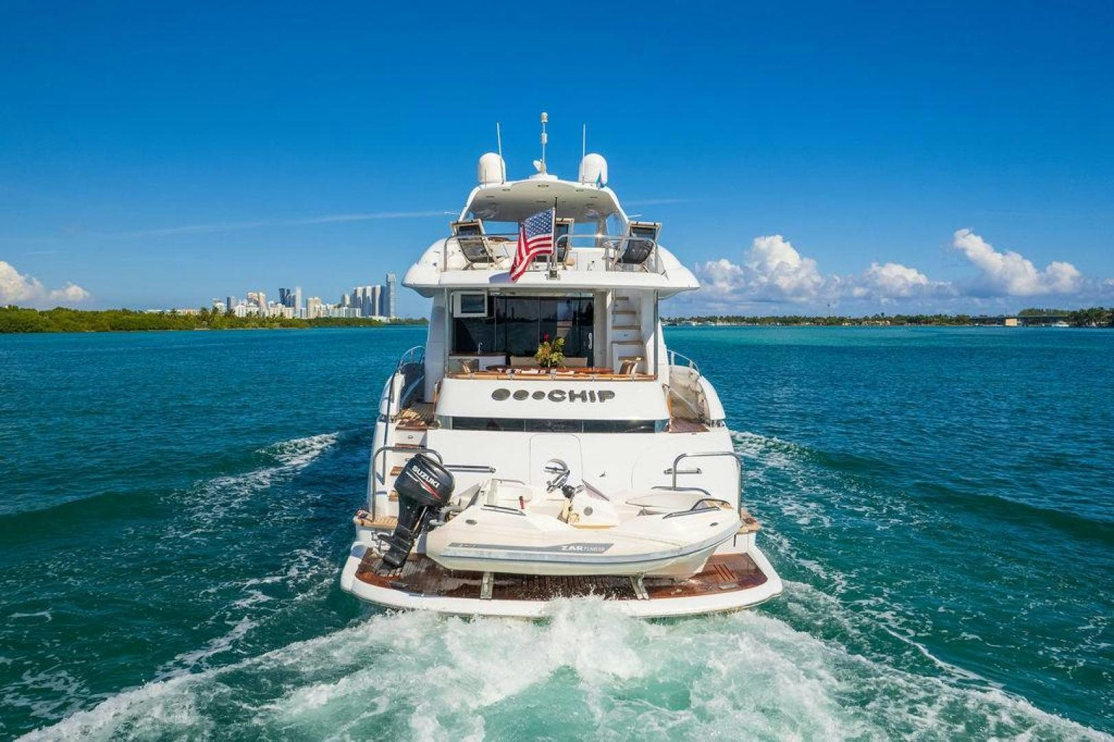 a boat on the water aboard CHIP Yacht for Sale