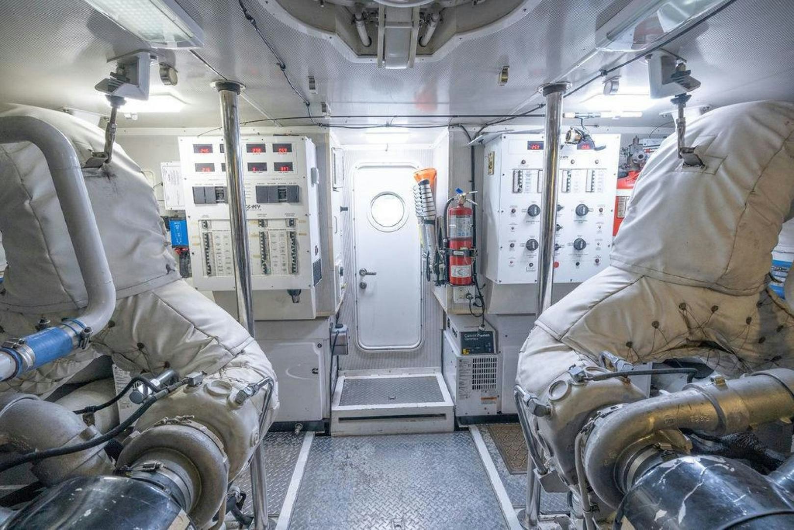 a close-up of a vehicle aboard CHIP Yacht for Sale