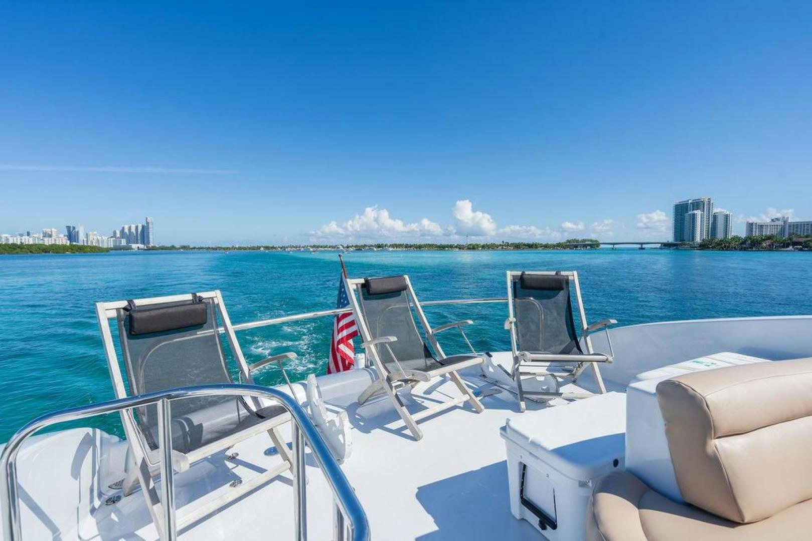 a boat on the water aboard CHIP Yacht for Sale