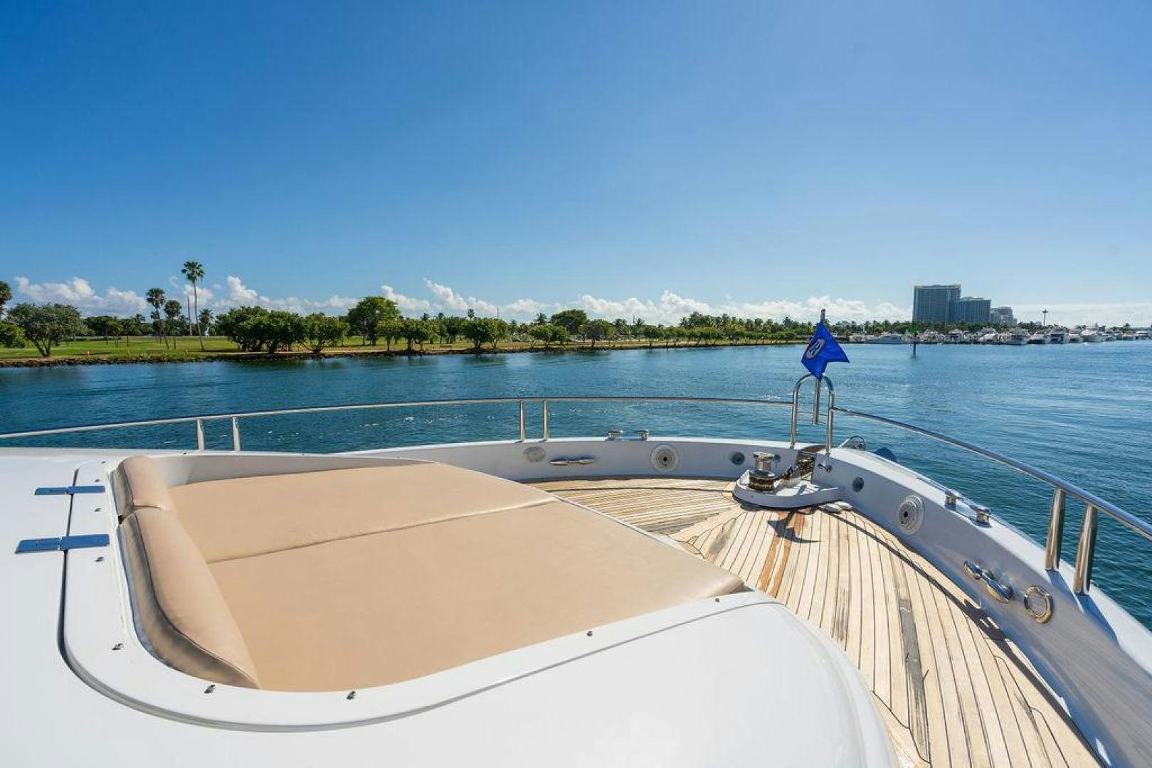 a boat on the water aboard CHIP Yacht for Sale