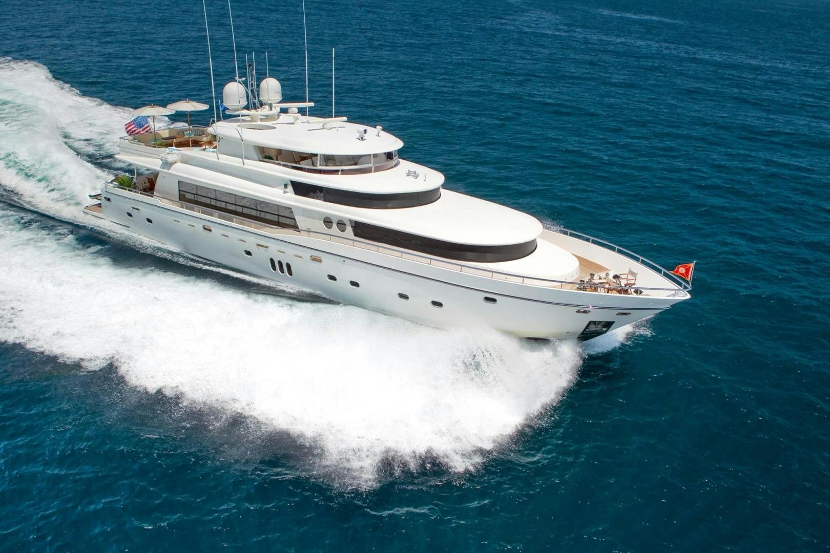 a ship on the water aboard INCEPTION Yacht for Sale