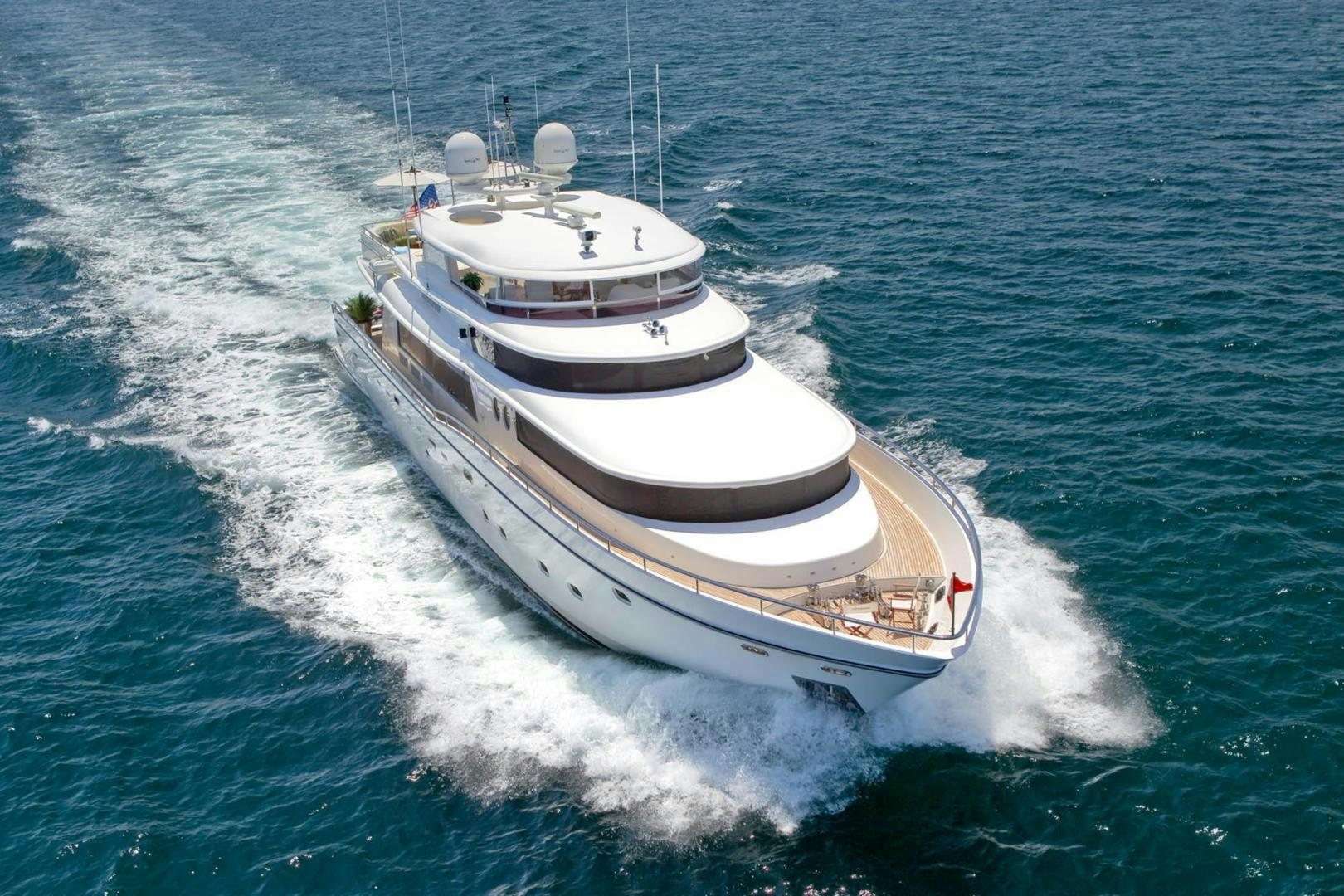 a boat on the water aboard INCEPTION Yacht for Sale