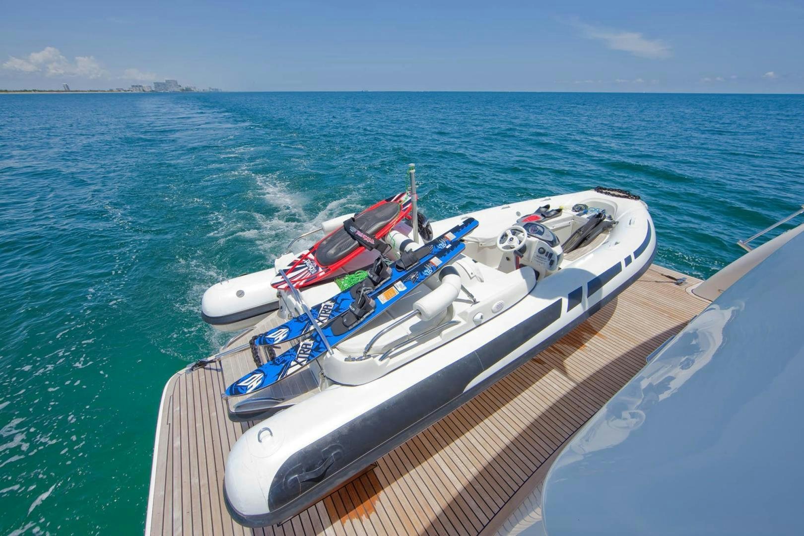 a boat on the water aboard INCEPTION Yacht for Sale