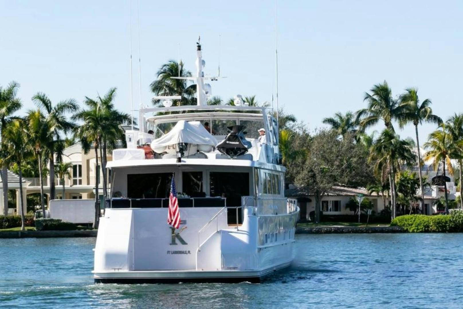 a boat on the water aboard K Yacht for Sale