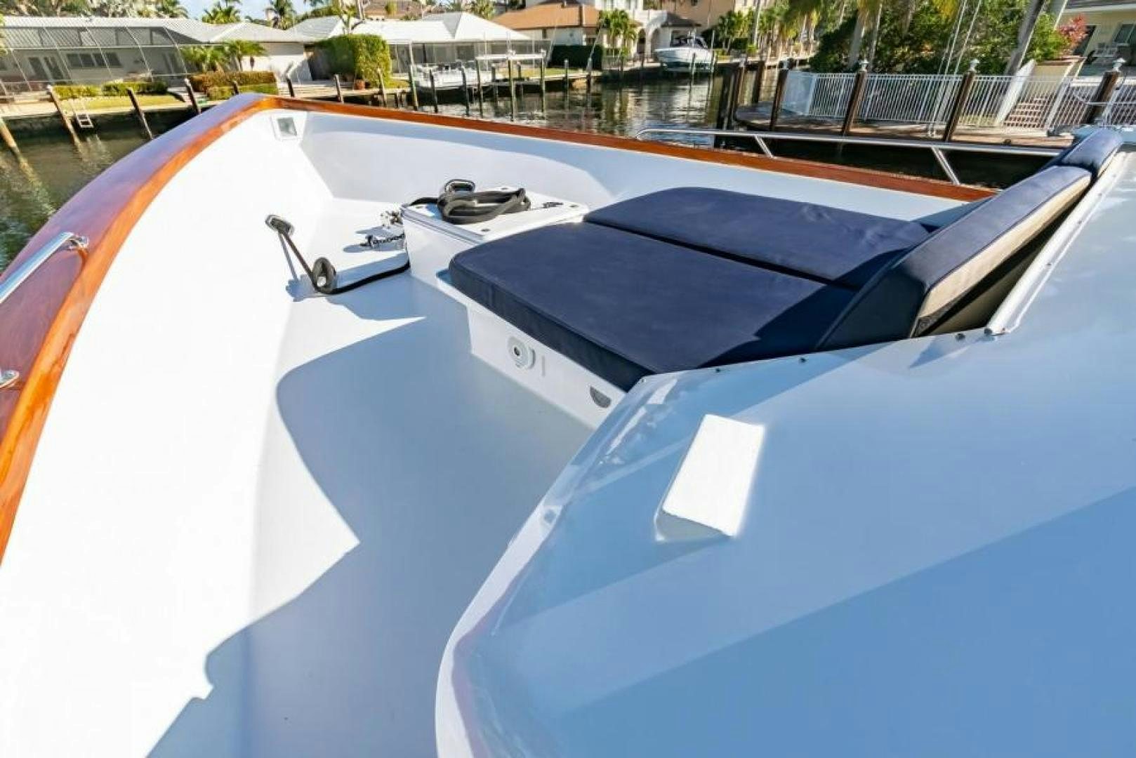 a close-up of a boat aboard K Yacht for Sale