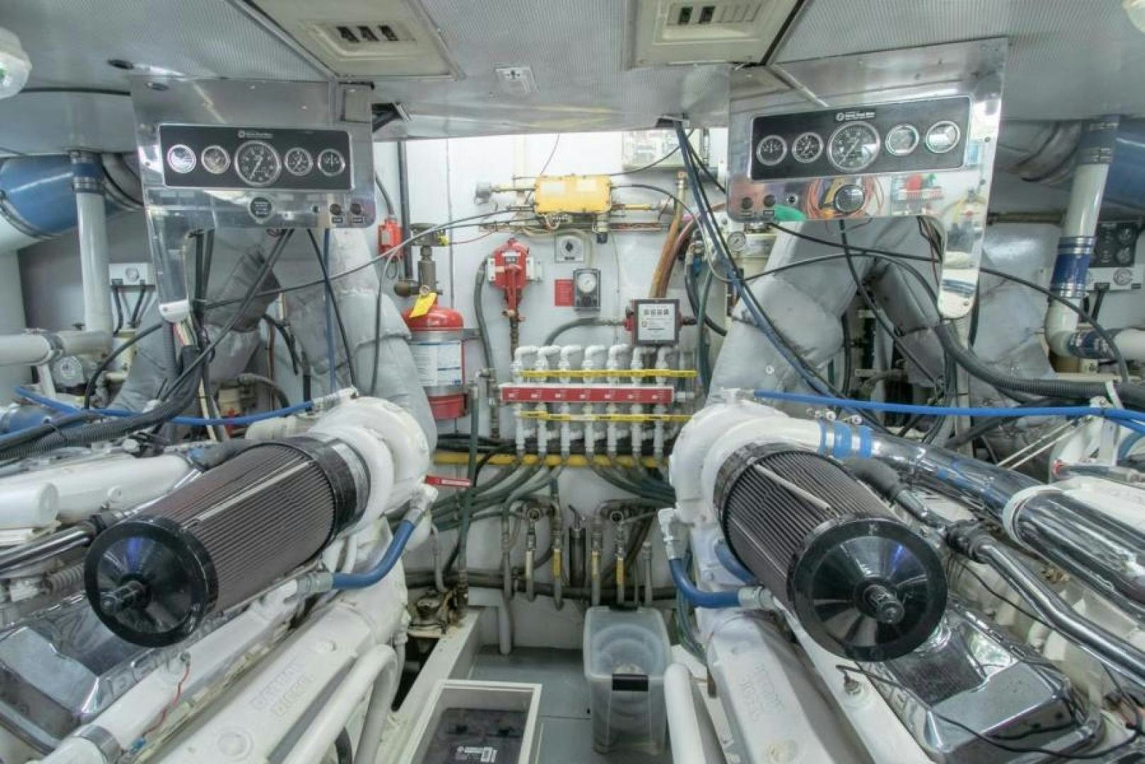 a close-up of a machine aboard K Yacht for Sale