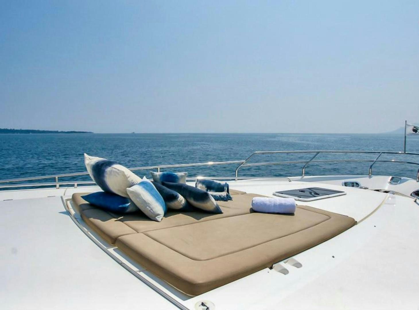 a boat on the water aboard GITANA I Yacht for Sale
