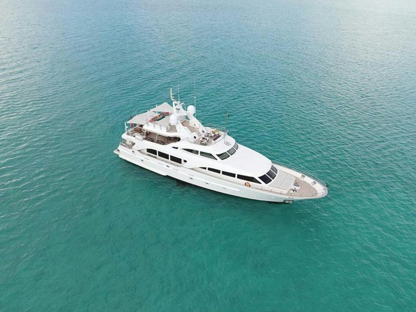 a boat in the water aboard BW Yacht for Sale