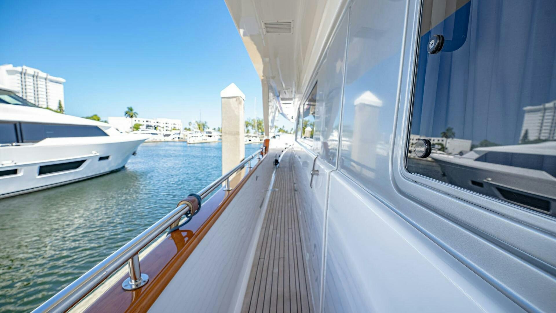 a boat on the water aboard SHALIMAR Yacht for Sale