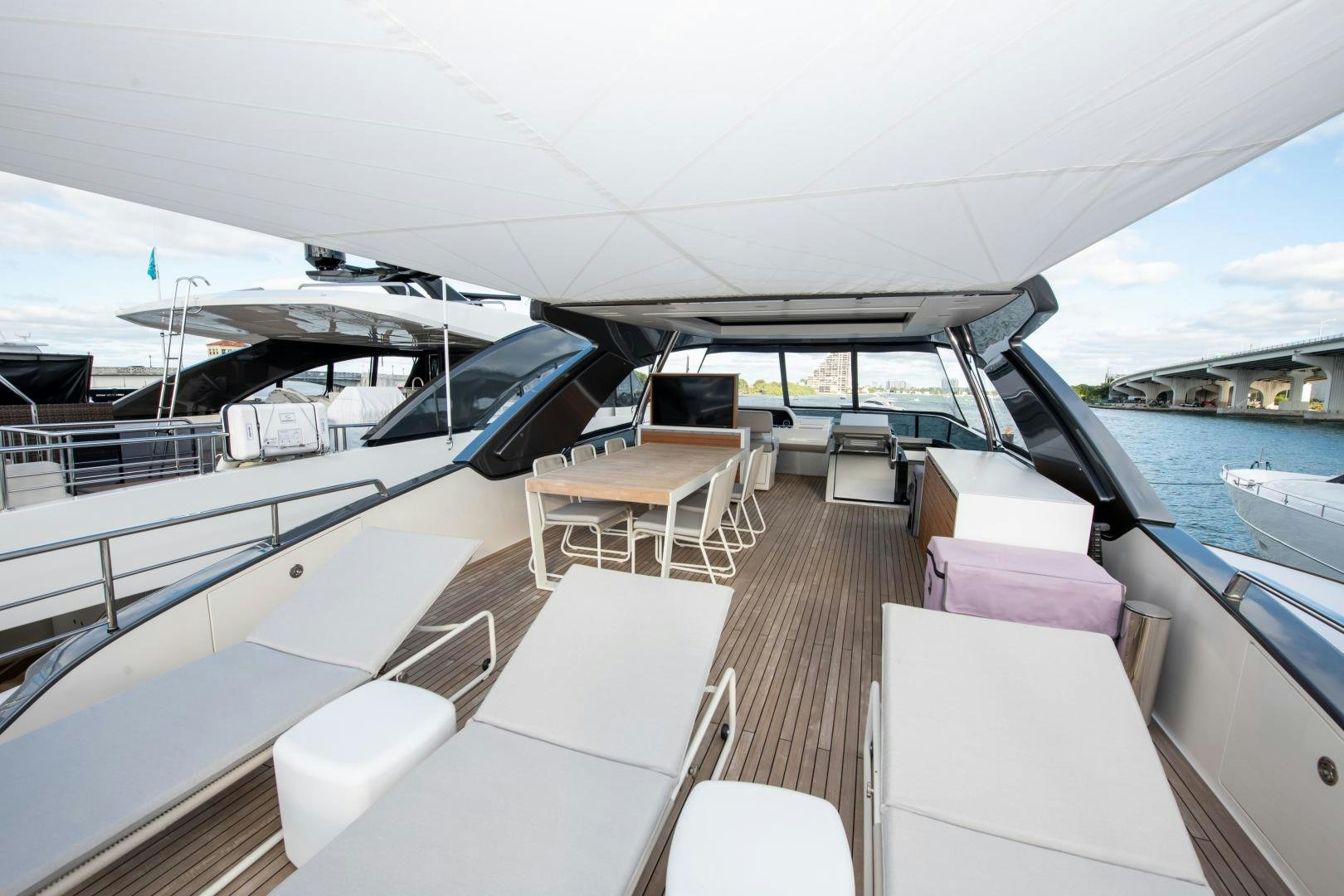 a boat on the water aboard MARAVI Yacht for Sale
