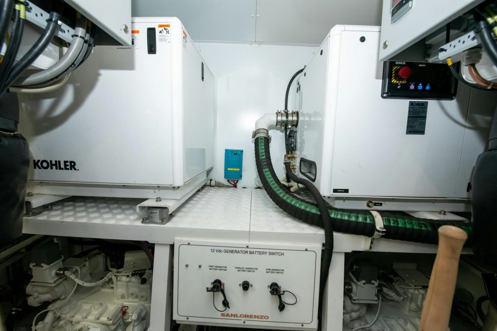 a close-up of a machine aboard MARAVI Yacht for Sale