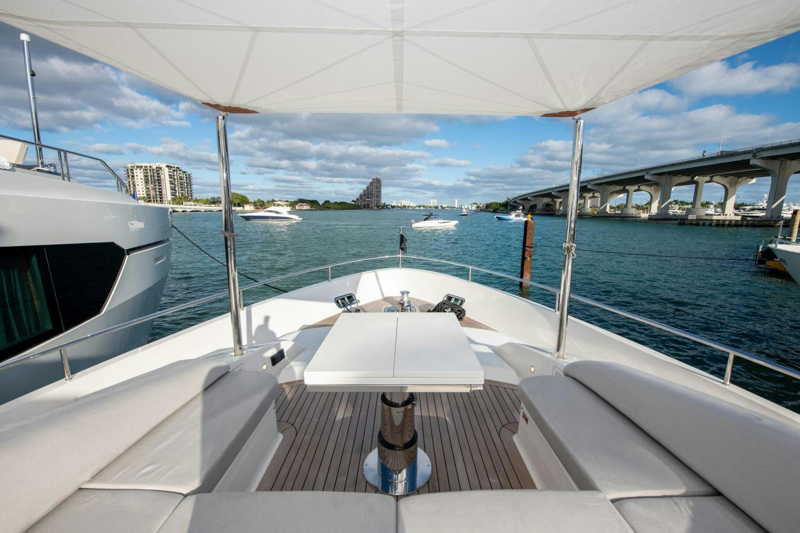 a boat on the water aboard MARAVI Yacht for Sale