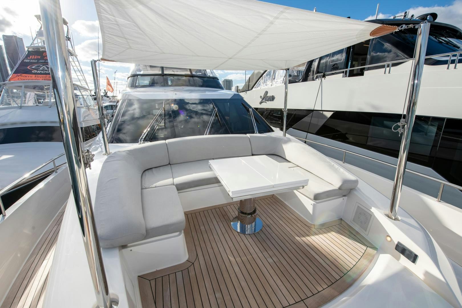 a boat on the water aboard MARAVI Yacht for Sale
