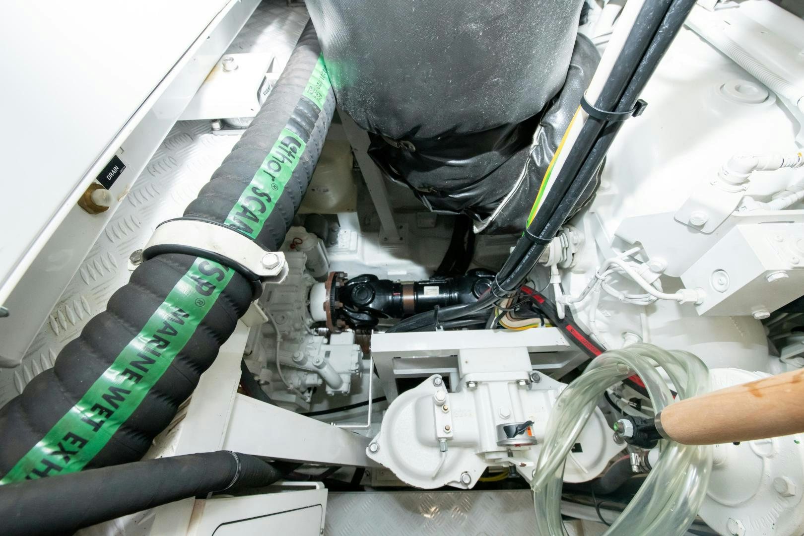 a close-up of a machine aboard MARAVI Yacht for Sale