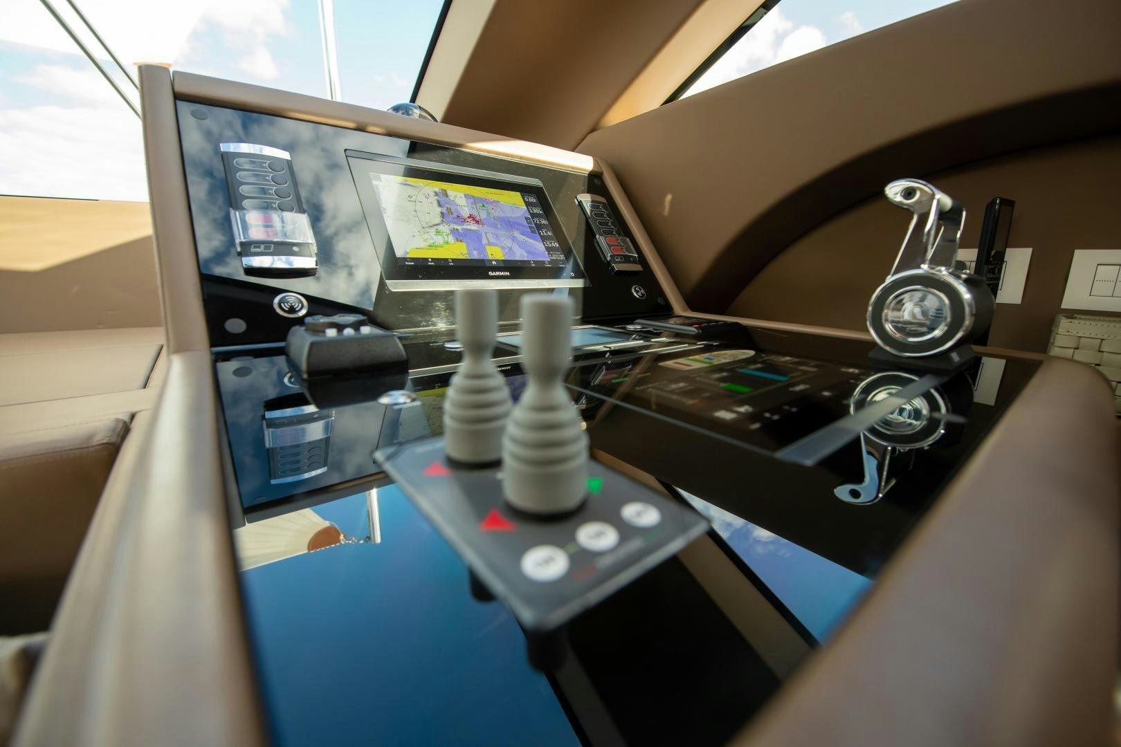 a machine on the counter aboard MARAVI Yacht for Sale