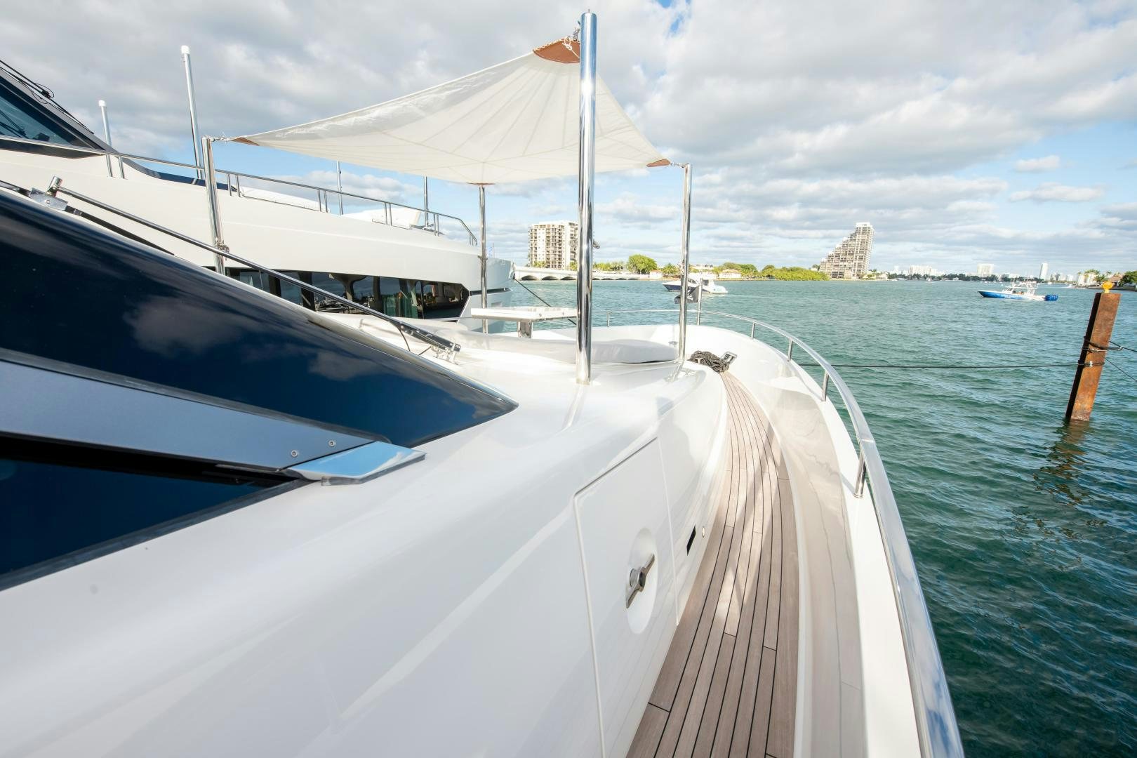 a boat on the water aboard MARAVI Yacht for Sale