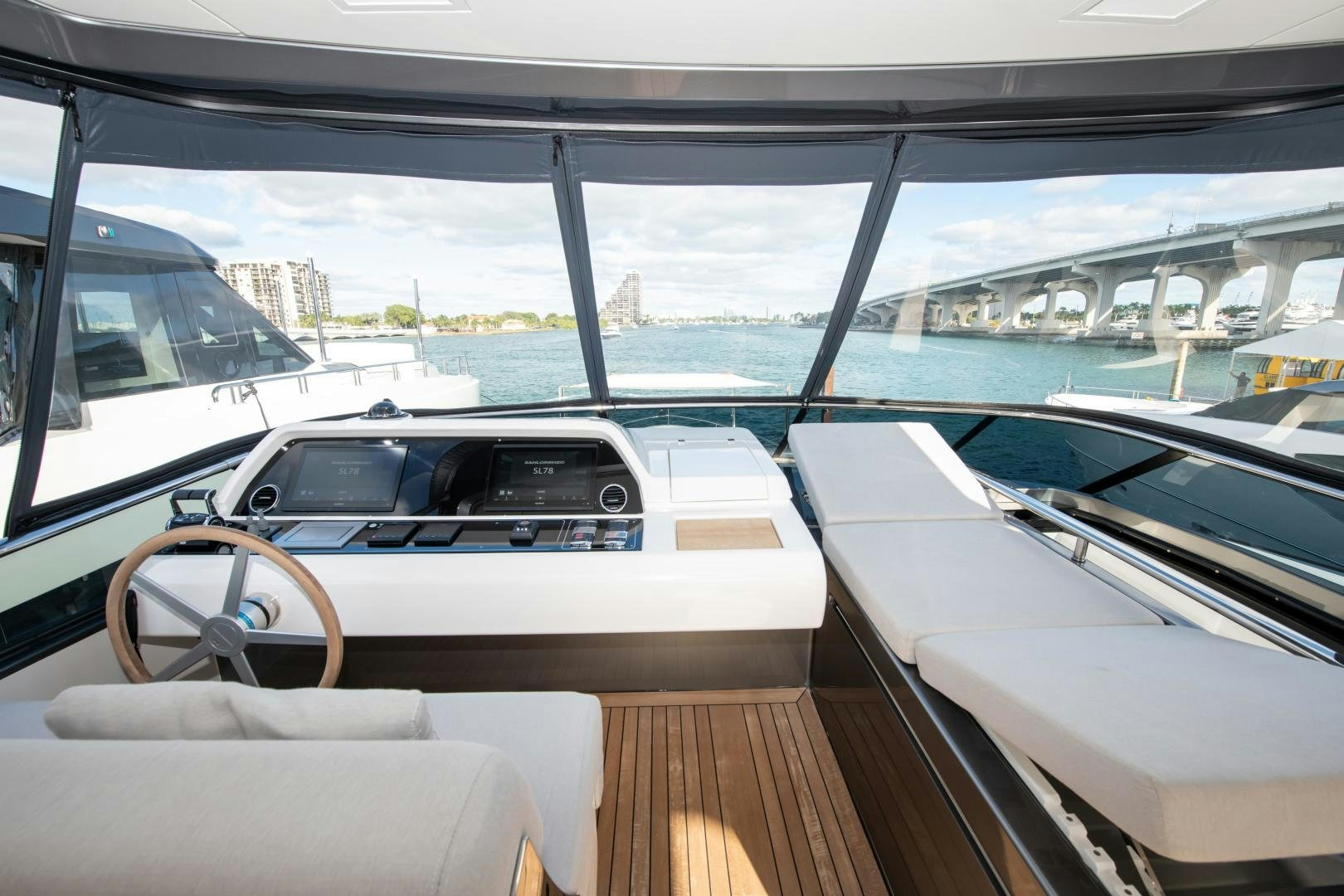inside of a boat aboard MARAVI Yacht for Sale