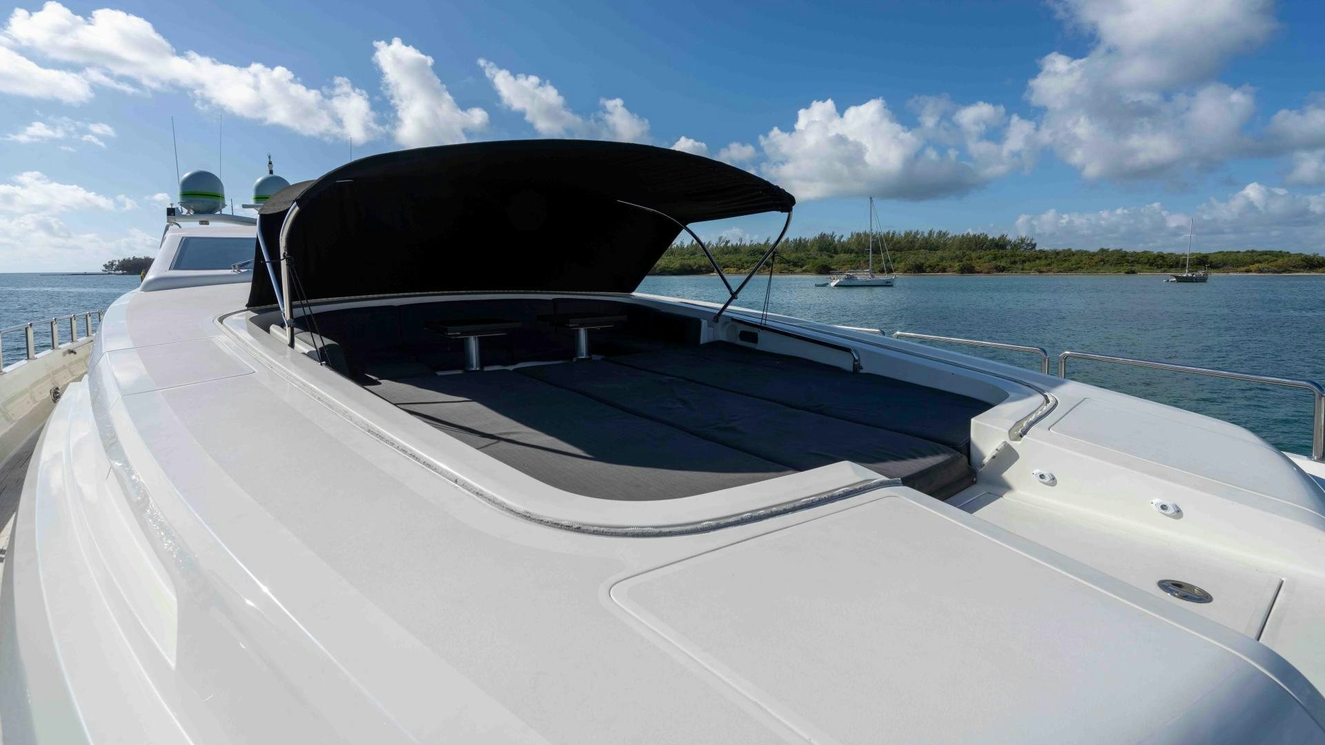 a boat on a body of water aboard ENCORE Yacht for Sale