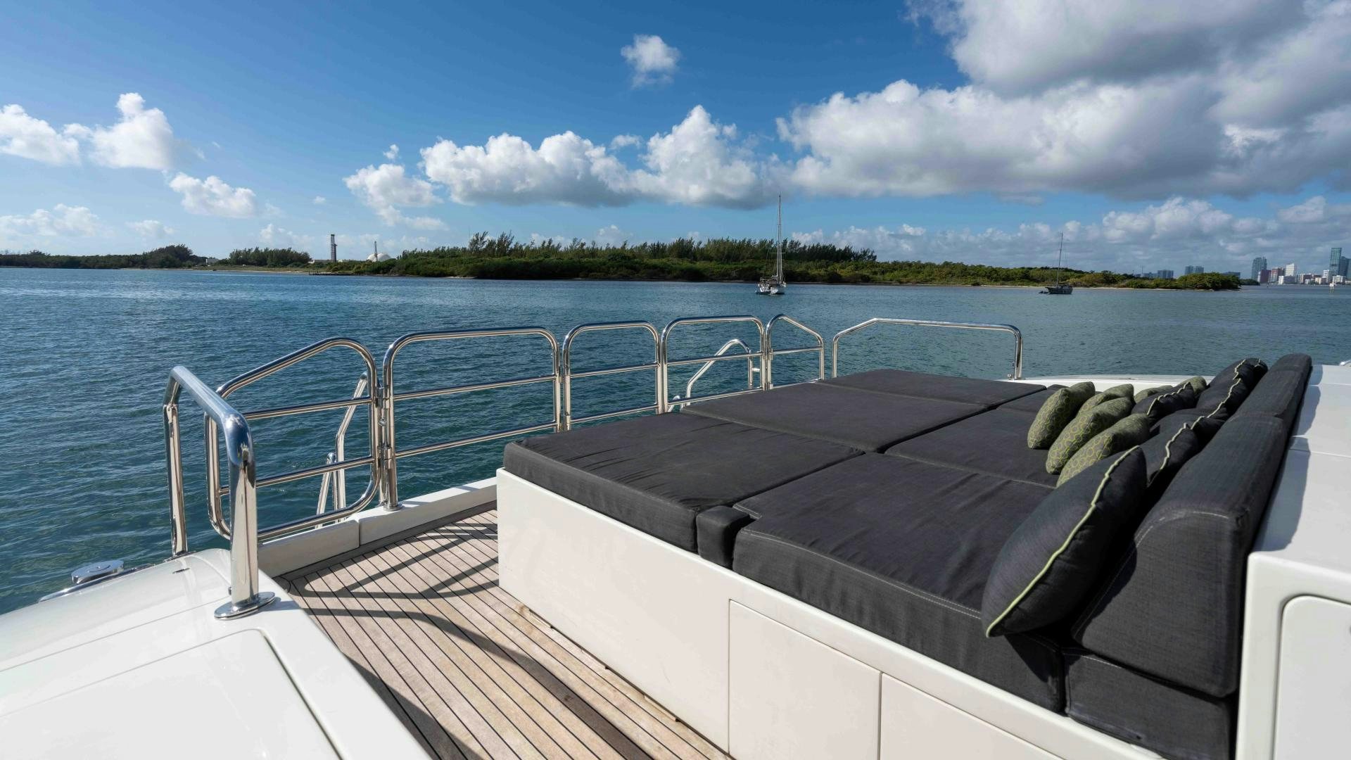 a boat on the water aboard ENCORE Yacht for Sale
