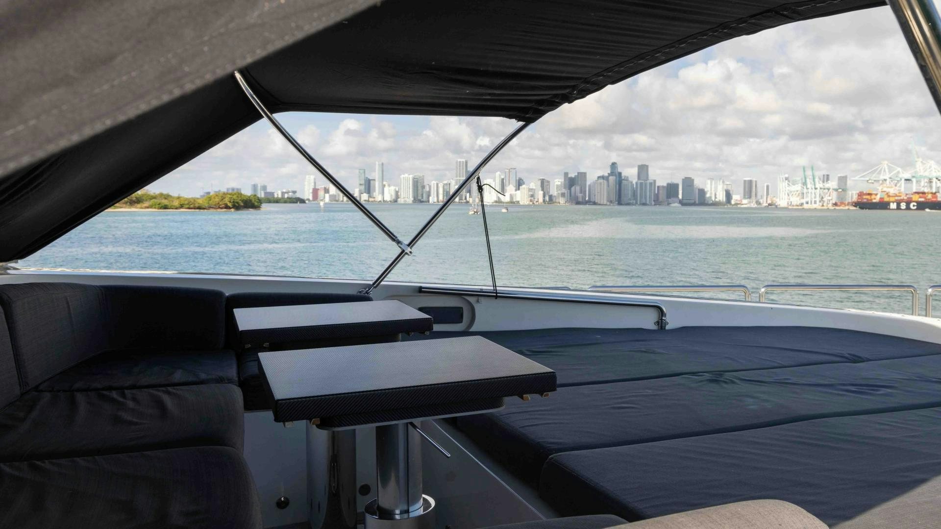 a boat on the water aboard ENCORE Yacht for Sale