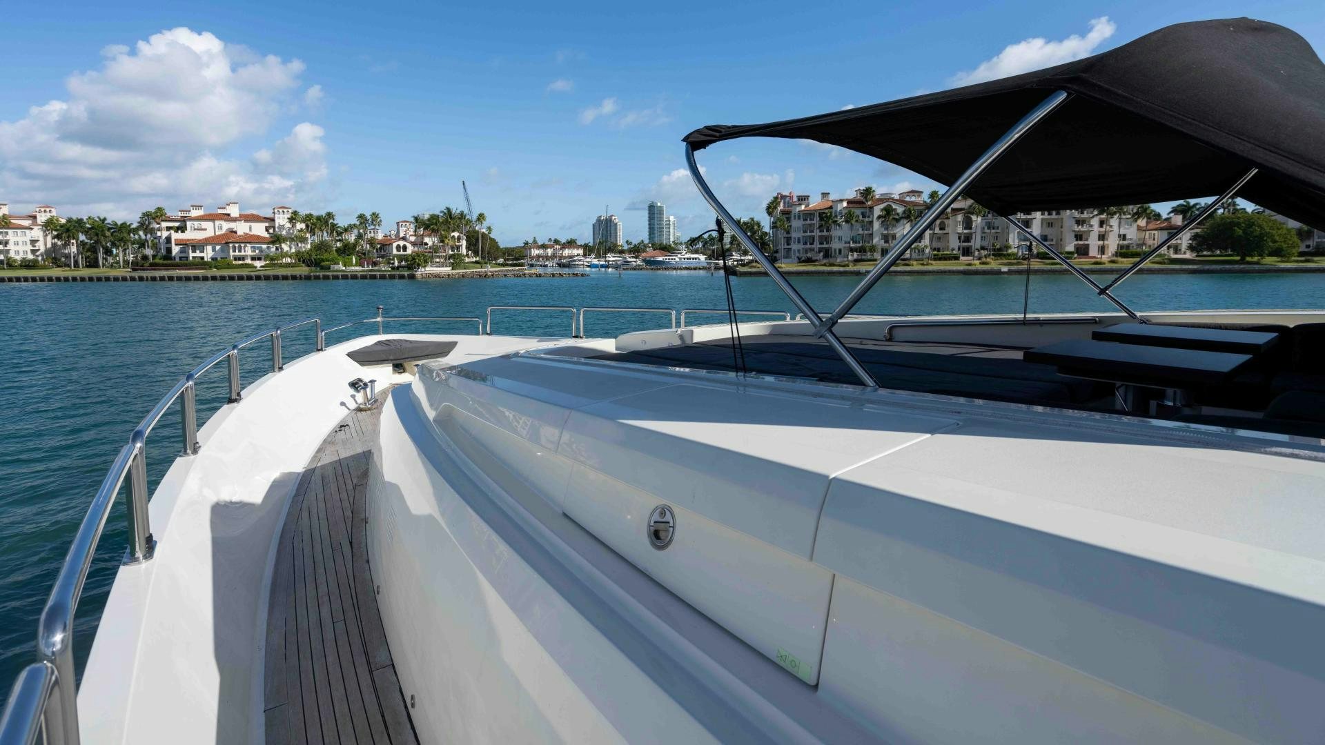 a boat on the water aboard ENCORE Yacht for Sale