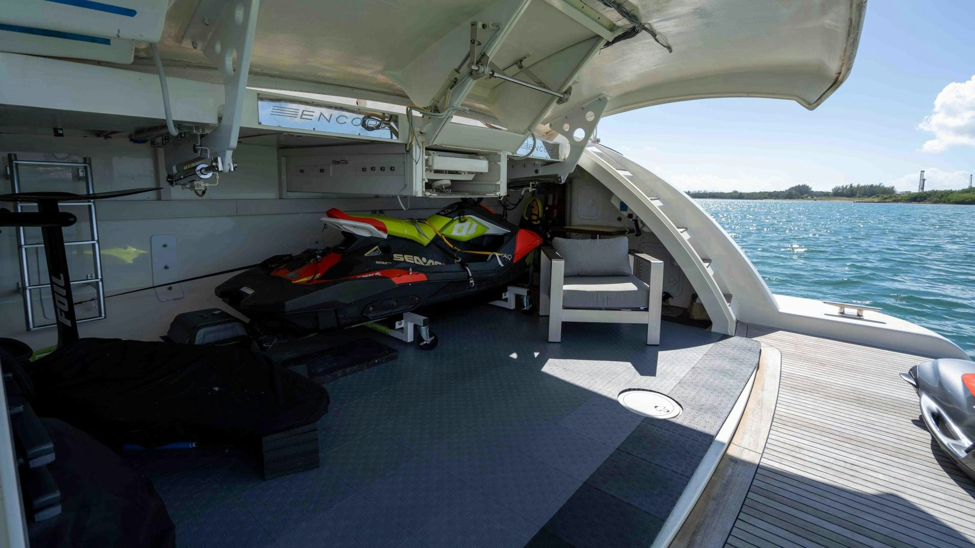 a boat on the water aboard ENCORE Yacht for Sale