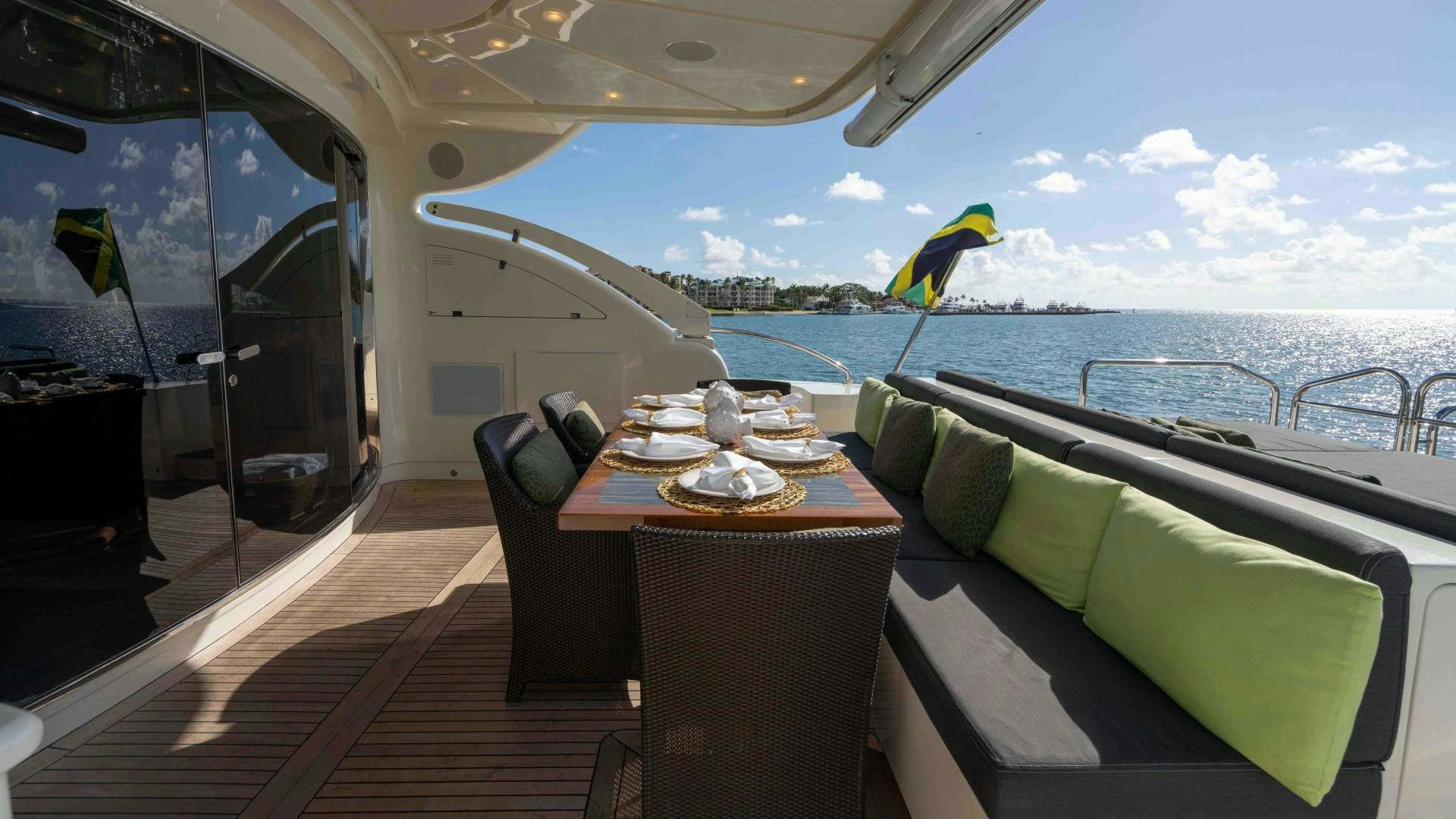 a boat on the water aboard ENCORE Yacht for Sale