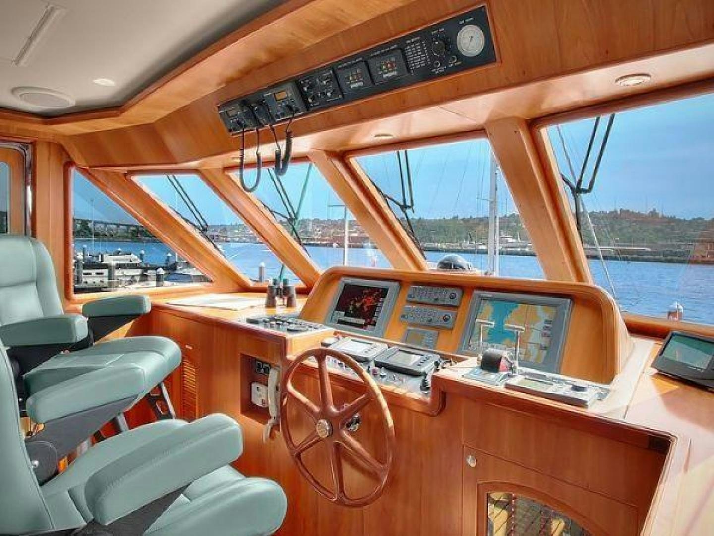 inside of a bus aboard FOLIE DEUX Yacht for Sale