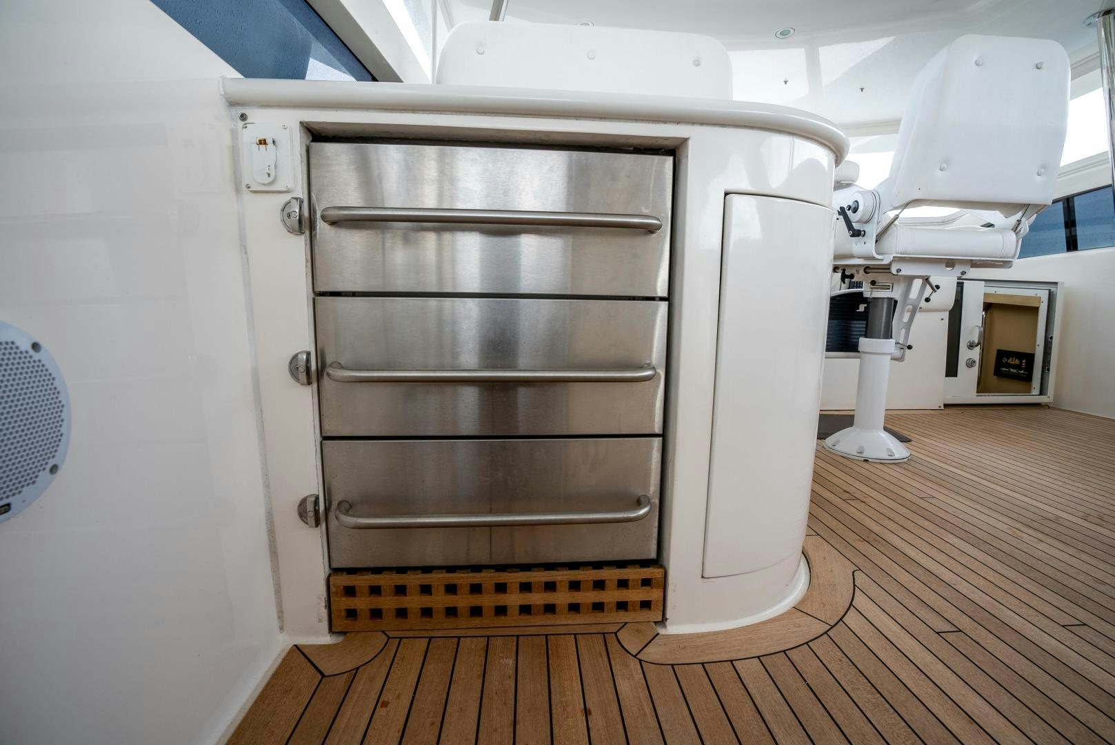 a large metal machine aboard STARFIRE Yacht for Sale