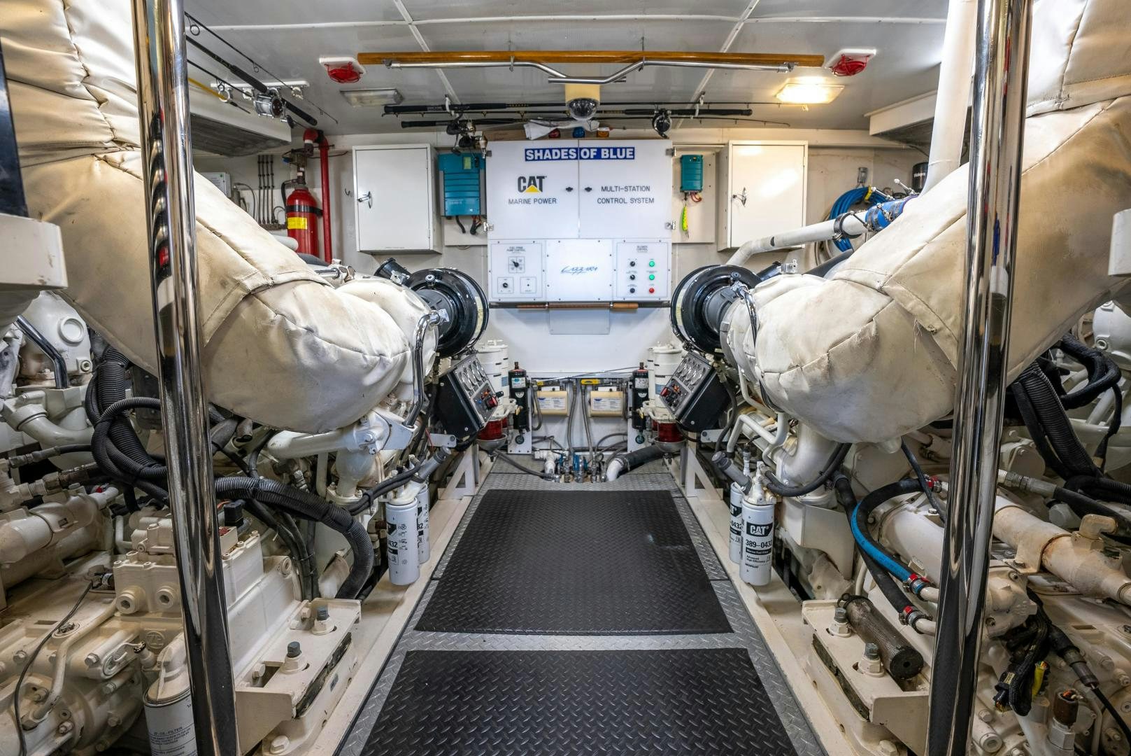 a machine in a room aboard STARFIRE Yacht for Sale