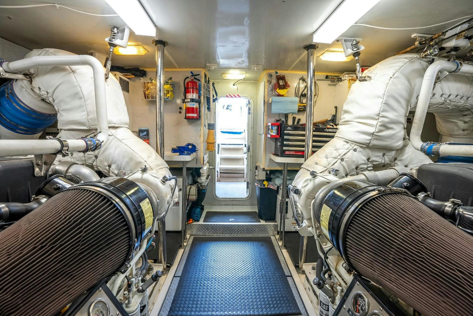 a room with medical equipment aboard STARFIRE Yacht for Sale