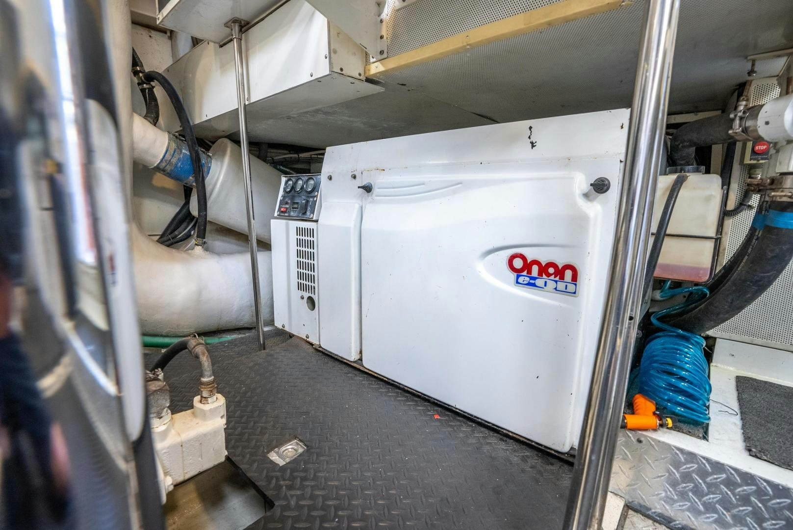 a machine in a room aboard STARFIRE Yacht for Sale